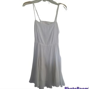 Sundress, cut out back - white